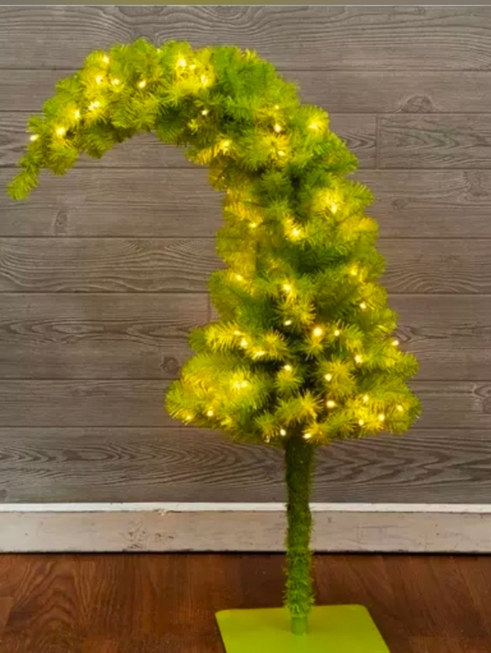 New Whimsical Pre-Lit Christmas Grinch Grinchmas Tree 3 ft holiday season decor